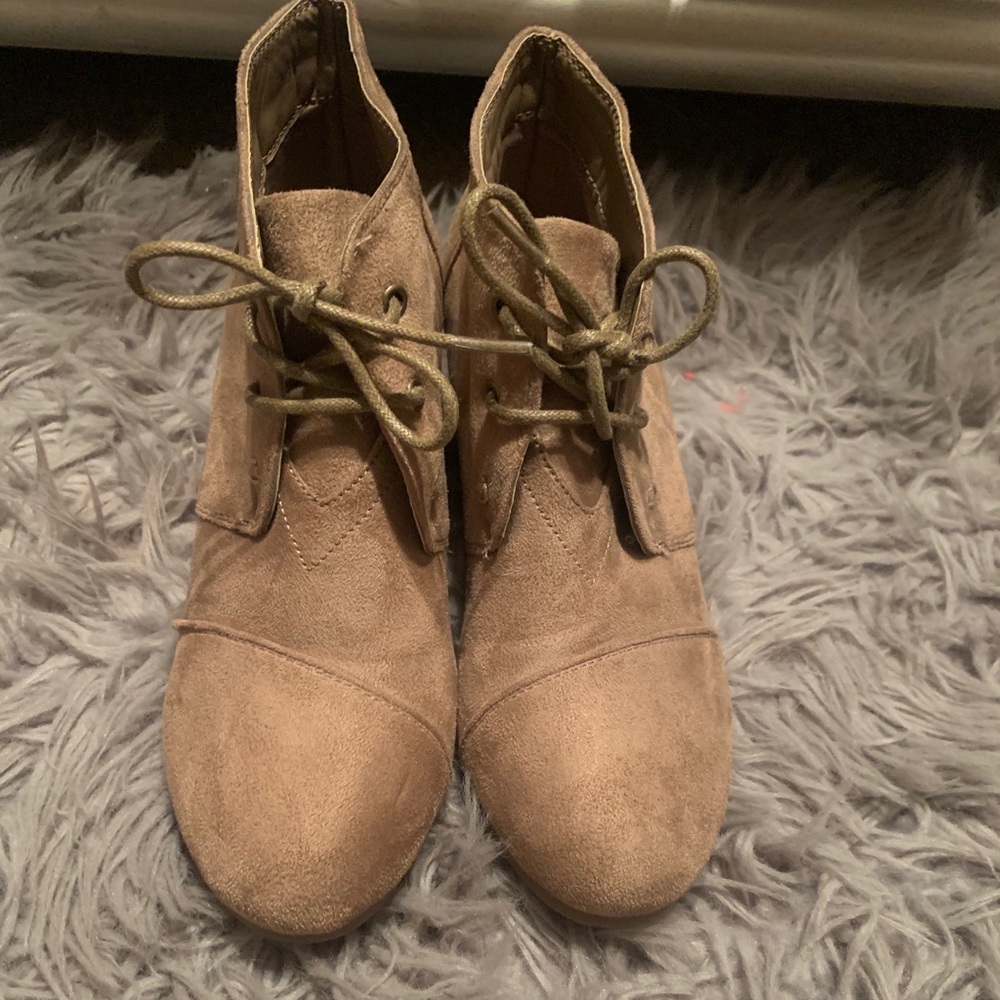 Suede Booties